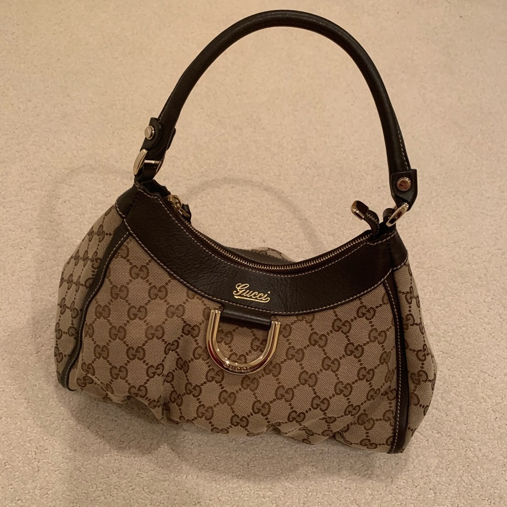 Authentic Gucci monogrammed hobo bag - Picture 2 of 3